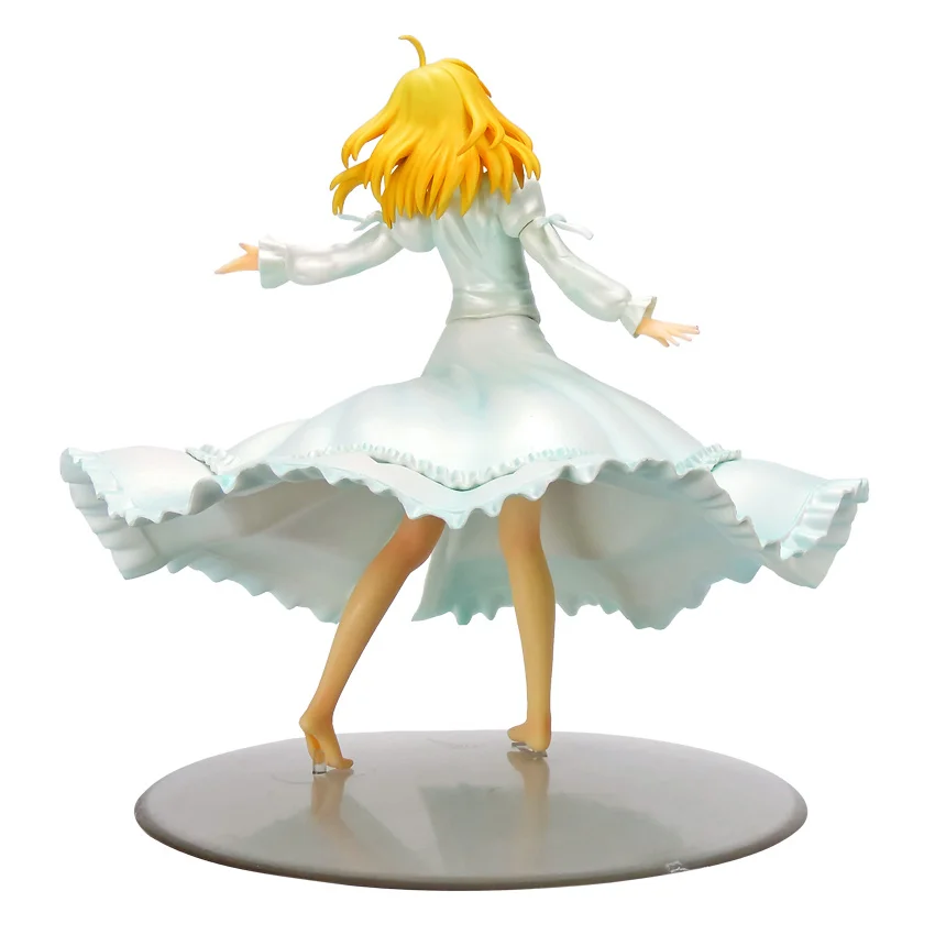 

Japanese 21cm Anime Wing Fate Stay Night Saber Last Episode Action Figure Toy PVC Collectible Model Doll Toys