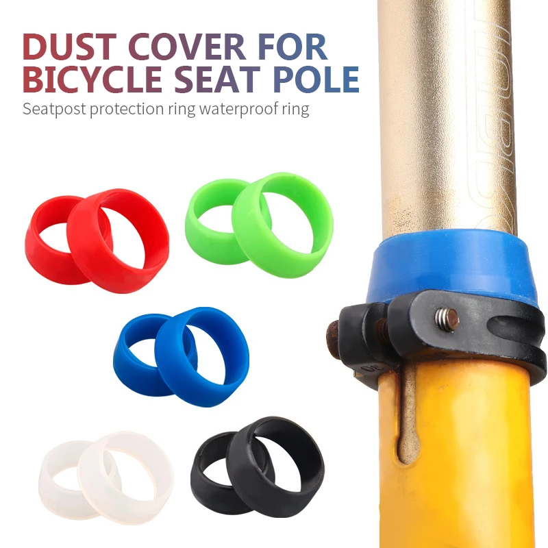 

Mountain Bicycle Bike Seat Post Rubber Ring 1pcs Silicone Protector Bike Waterproof Dust Cover Ring Dust Cover Post Rubber Ring