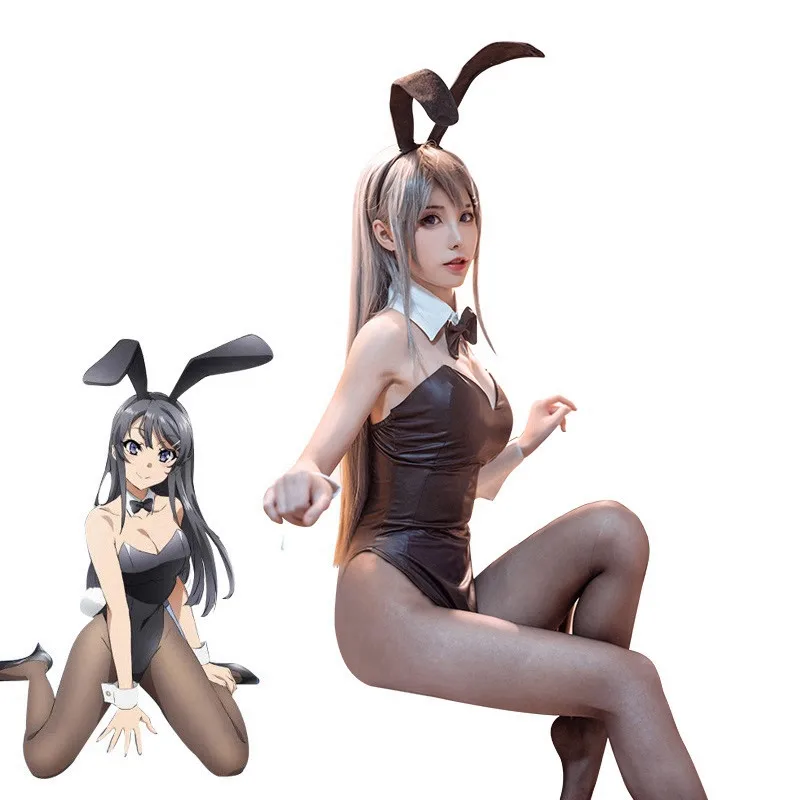 Seishun Buta Yarou Wa Bunny Girl Senpai No Yume Wo Minai Cosplay Costume Mai Sakurajima Cosplay Sexy Women Cosplay Costume seishun buta yarou wa bunny girl senpai