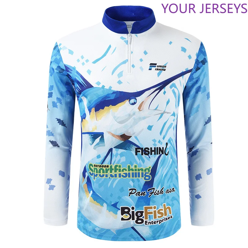 

12020 Stand Collar Fishing Clothes Sun Protection Clothing Outdoor Sports Autumn Summer Fishing T-shirt High Quality DAIWA