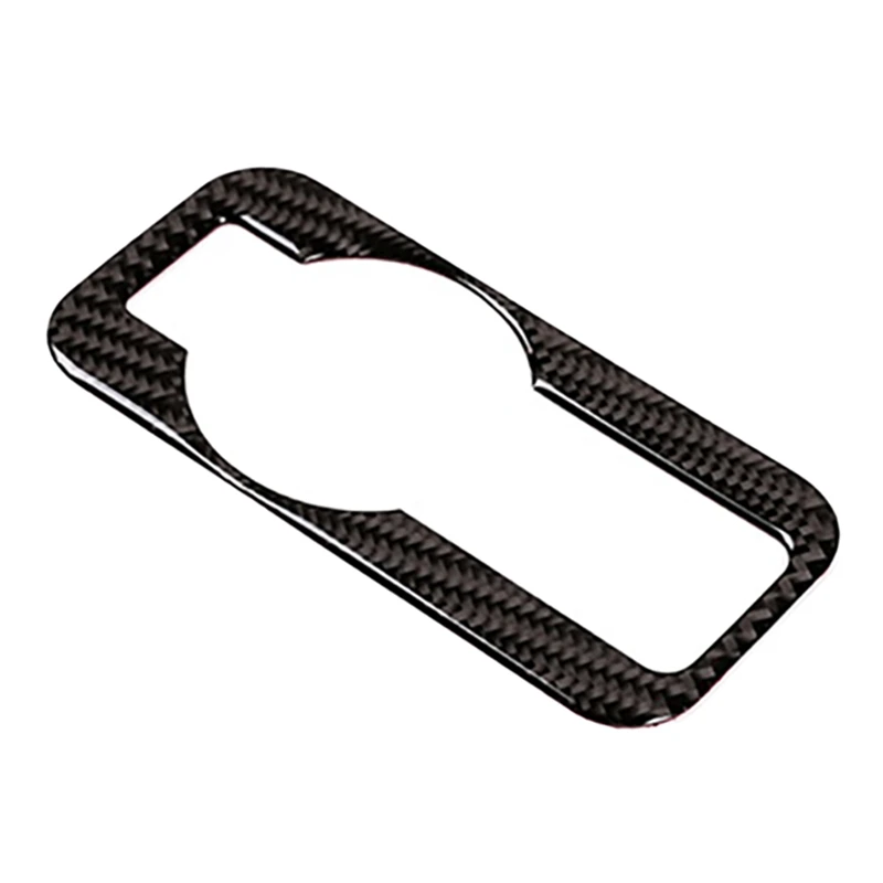 

Car Soft Carbon Fiber Headlight Switch Frame Cover Trim For Touareg 2011-2018