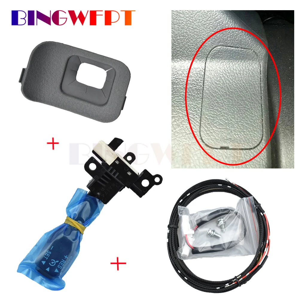 

New Cruise Control Switch With Dust Cover 45186-02150-B0 For Toyota RAV4 2009-2013 Corolla ZRE15* 2010 2011 2012 2013
