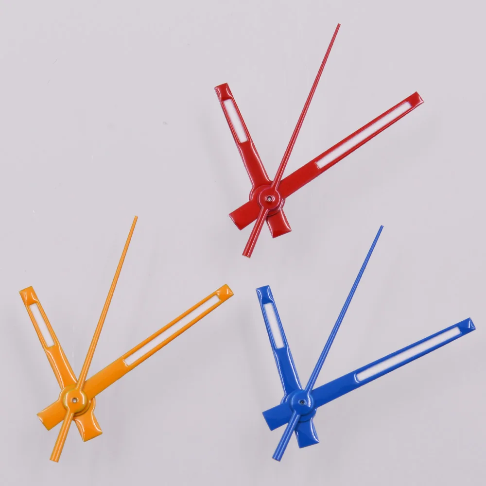 Красные/синие/Желтые часы зеленые стрелки с подсветкой NH35 NH36 ETA 2824 2836 PT5000 ST2130