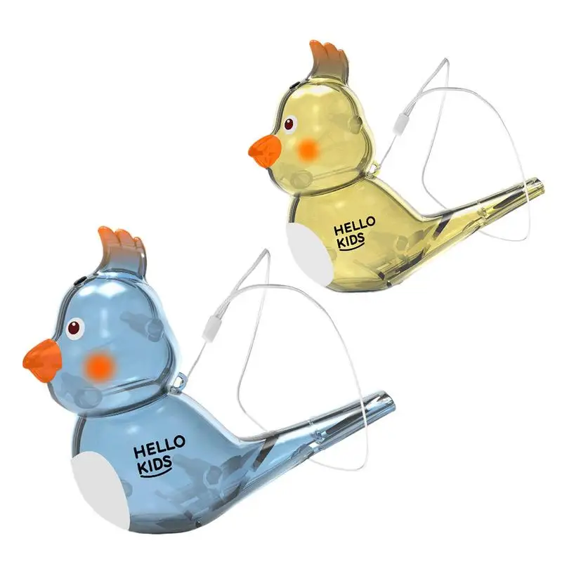 

Детский водяной свисток, детский водный свисток, в форме птицы со шнурком, портативный водный свисток в форме птицы, ранние подарки для детей