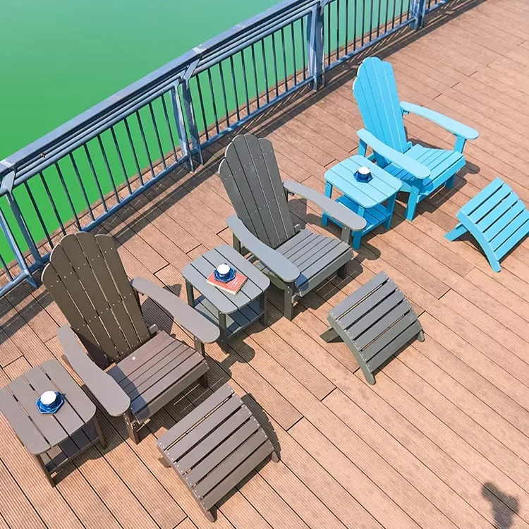 Новый складной стул Adirondack и стол пластиковый уличный для костра легкое