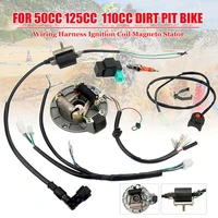 wiring harness ignition coil magneto stator for 110 dirt pit bike 50 70 125cc