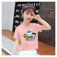 clothing sets girls of 14 years octonauts t shirt clothes for teenagers suit for boy sportswear anime t shirt 2022 new summer