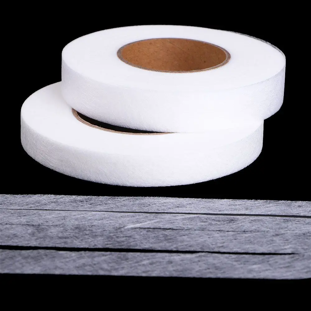 

1 Pcs 15/20mm Iron On Hemming Tape Bonding Lace Trim Fabric Fusing Sewing Garment DIY Accessories Double Side