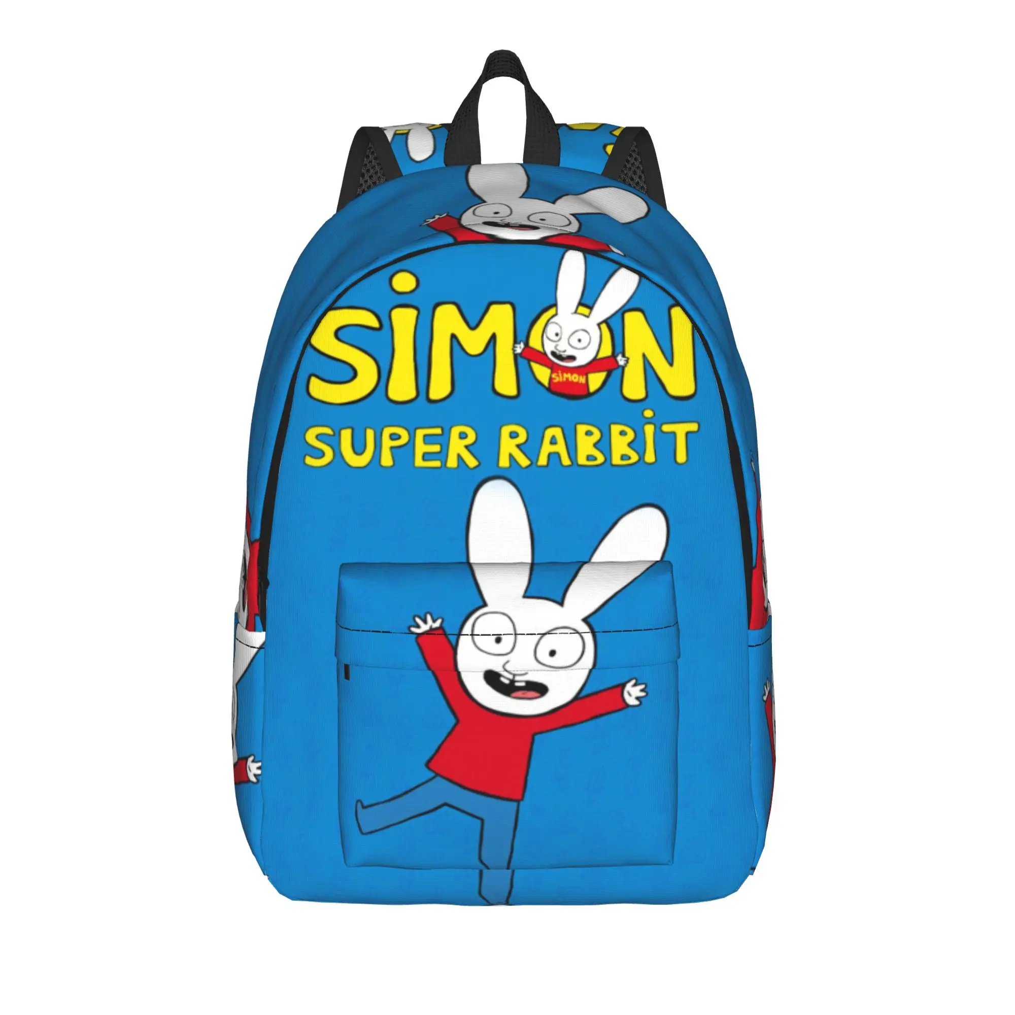 Фото Рюкзак Simon Super Rabbit для мужчин, женщин, подростков, студентов, рабочий рюкзак, сумка через плечо для ноутбука, спортивная сумка №1