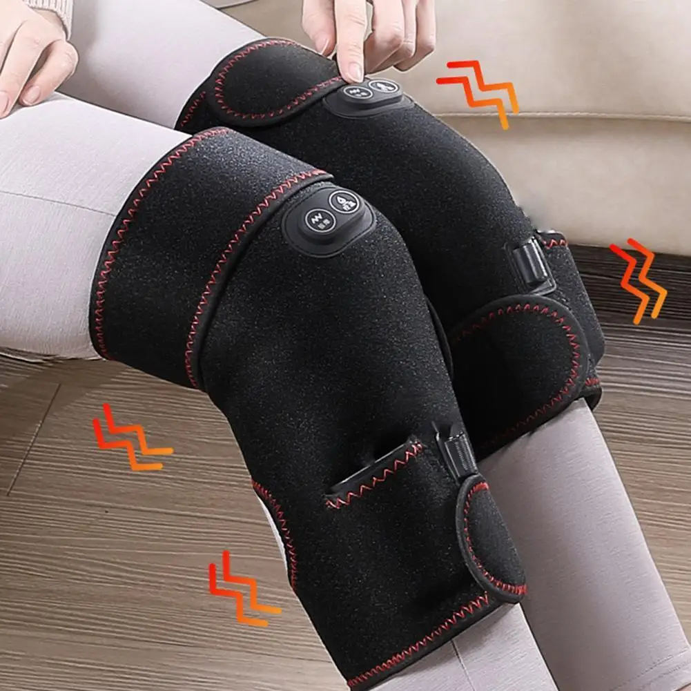 

Electric Shoulder Elbow Knee Massager Hot Compress Vibration Multifunctional Heating Kneepad Massage Physiotherapy Instrument