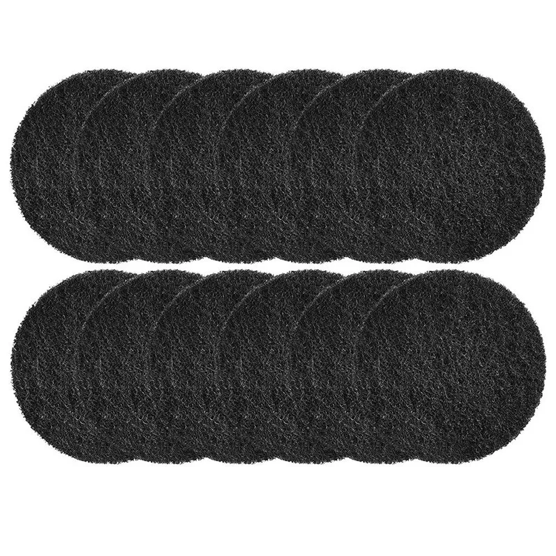 

12 Pack Activated Charcoal Purifying Deodorizer For Trash Cans, Compost Buckets-Round