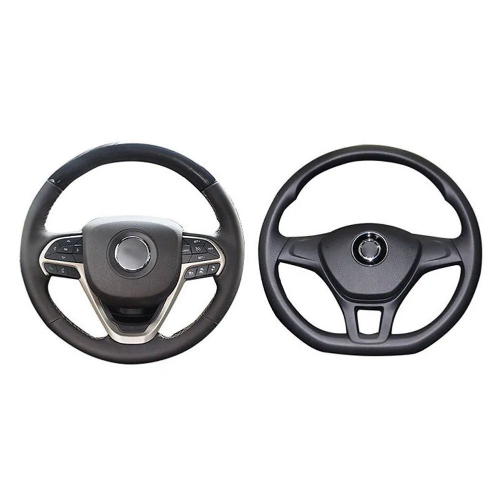 

Durable High Quality New Practical Steering Wheel Cover Universal Accessories Parts Black Red Car Diamond Elastic