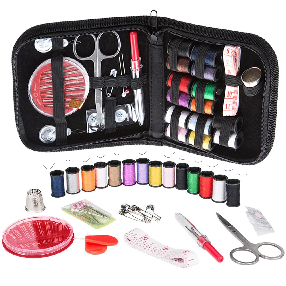 

Multifunctional Hand Sewing Tool Needle Box Set Of 10 Pieces Organizer For Needlework Household Portable Sewing Box DIY Kit