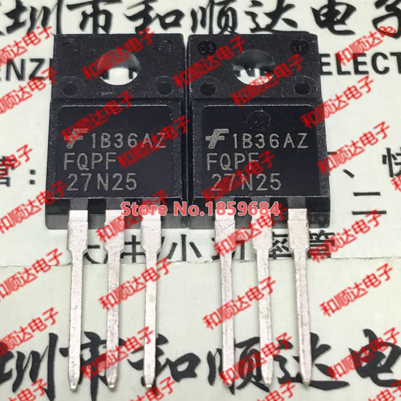 

FQPF27N25 TO-220F 250V 14A