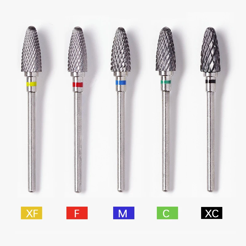 

Cone Carbide Tungsten Nail Drill Bit Manicure Drill For Milling Cutter Nail Files Buffer Nail Art Equipment Accessory cuticle