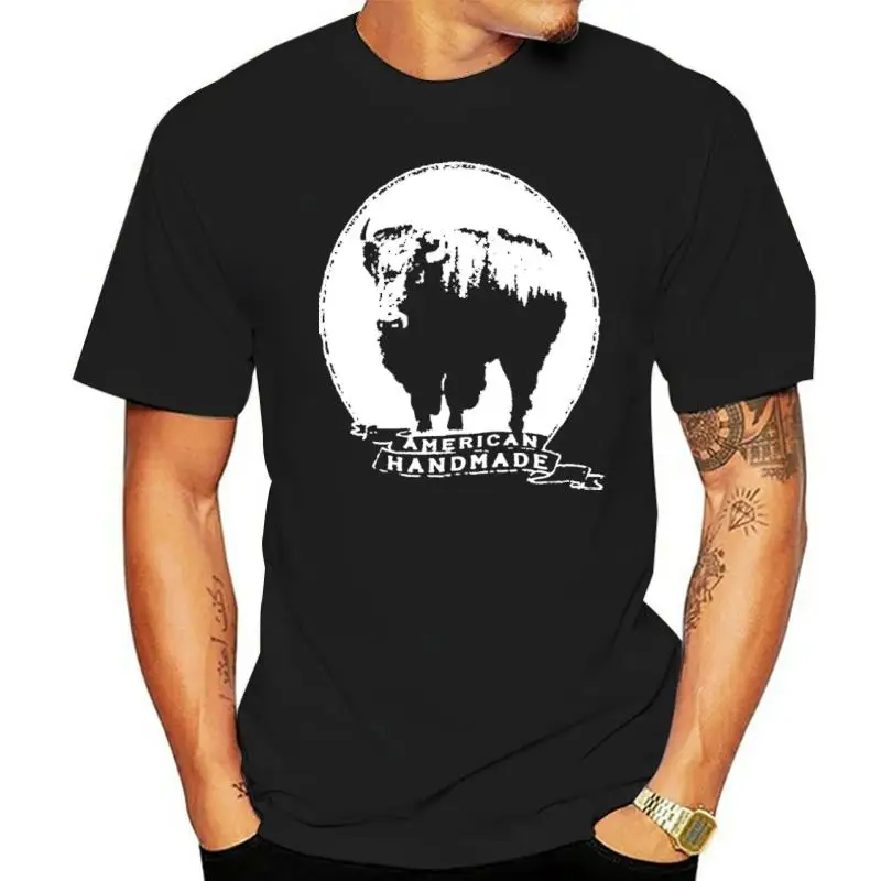 

Мужская винтажная Мягкая футболка BISON