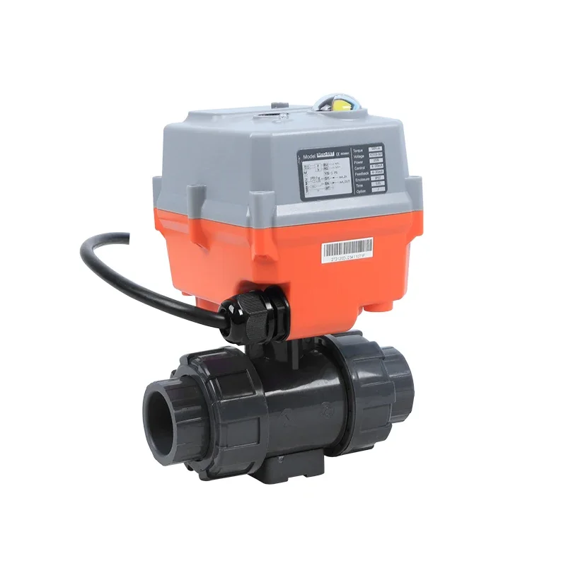 24 В постоянного тока 2-ходовой ПВХ изготовленный на заказ электрический шаровой