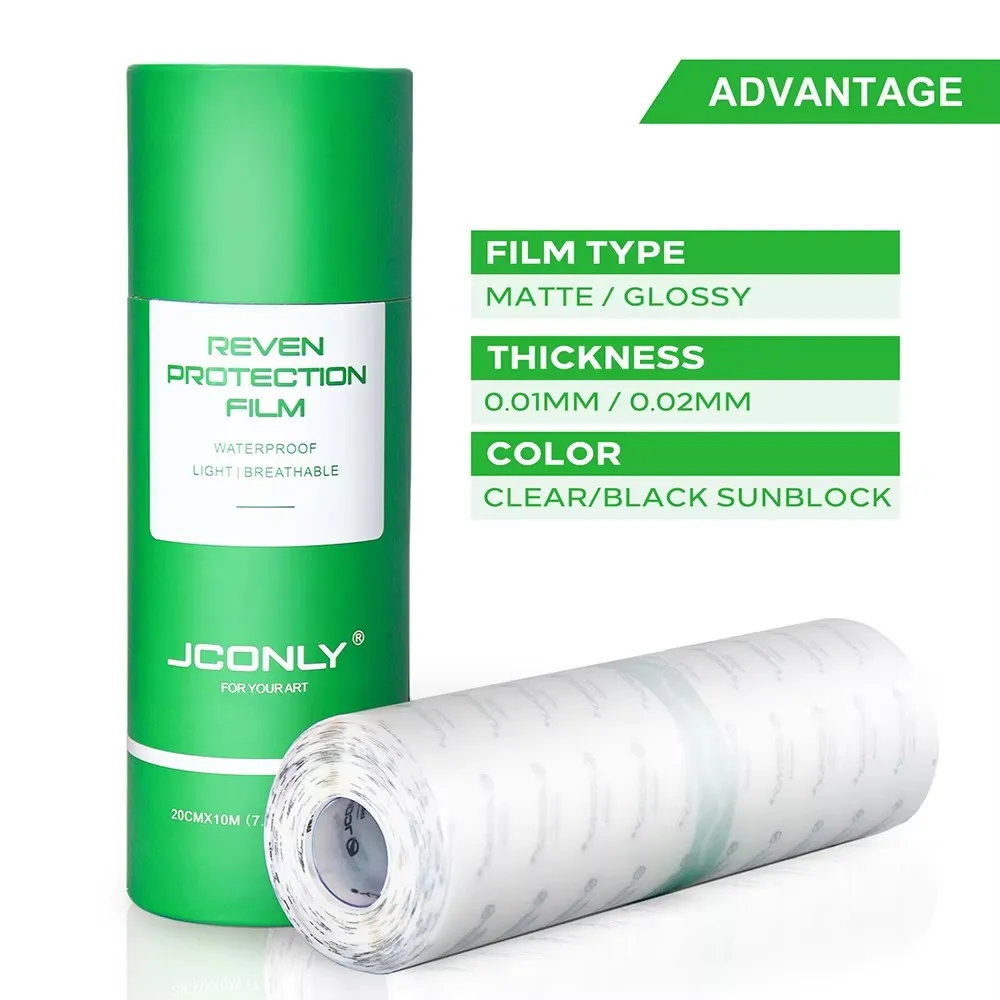 JCONLY REVEN Водонепроницаемая пленка для татуировки ПУ Лента Защитная заживления