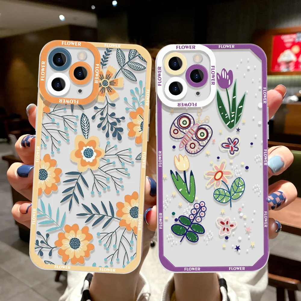 For Redmi Note 11 Case Aestheic Funda For Xiaomi Redmi Note 10 9 8 11S 10S 9S Mi 11 Lite 5G NE 11T Poco X4 Pro X3 GT 9C 10C Case