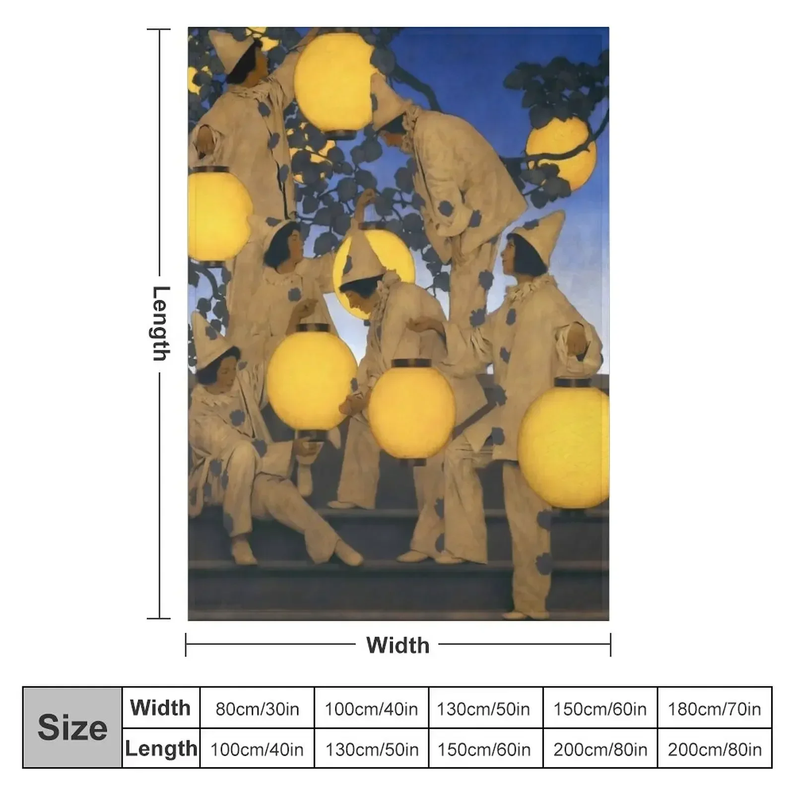 Новое одеяло Maxfield Parrish-The Lantern Bearers красивые клетчатые одеяла для малышей летние