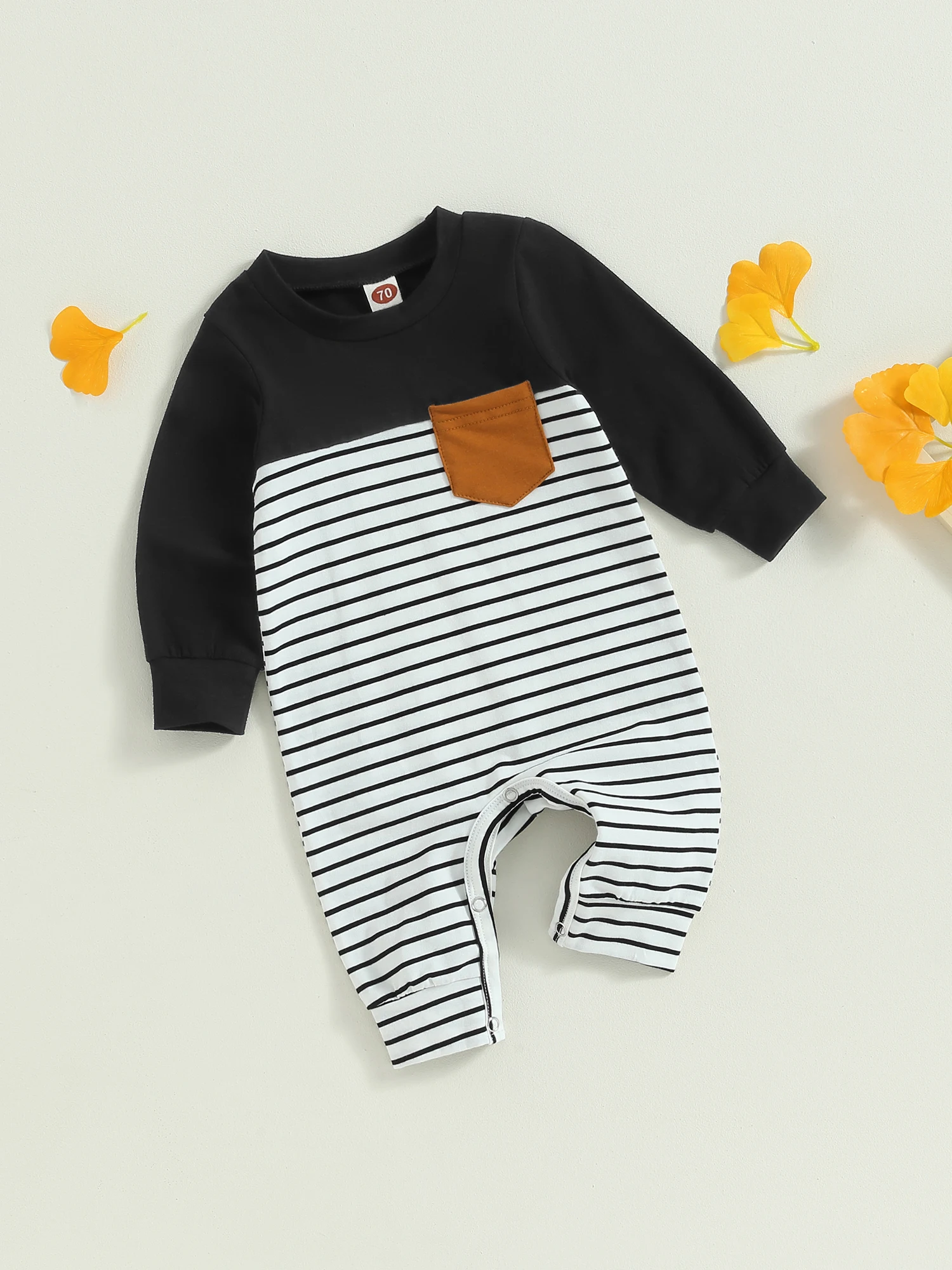 

Adorable Printed Long Sleeve Rompers for Newborn Boys and Girls - Soft Jumpsuits for Fall Baby Outfits