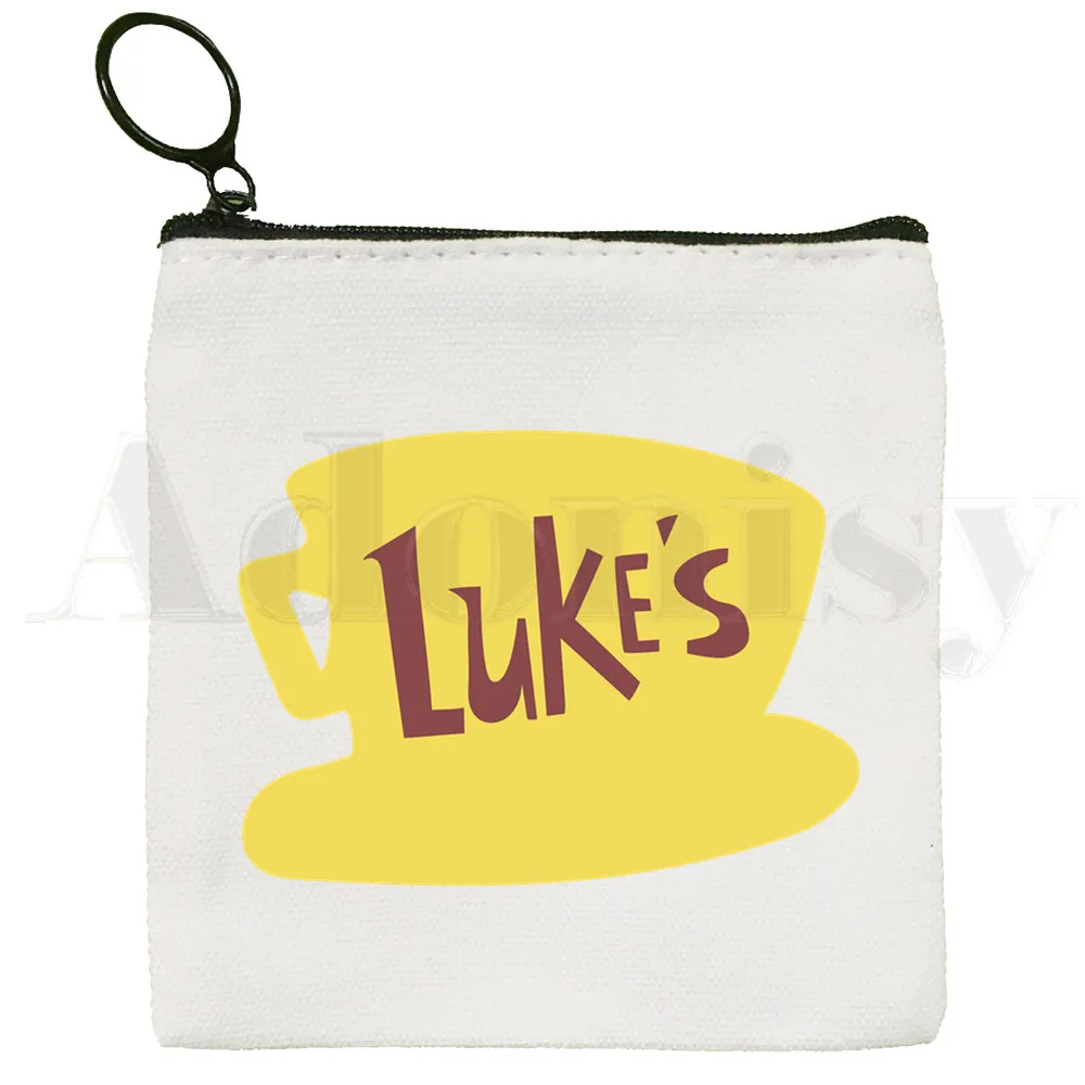 Gilmore Girls Coffee Luke's Dinner Funny Wallets Coin Pocket Vintage Male Purse Function Boy and Girl Wallet with Card Holders