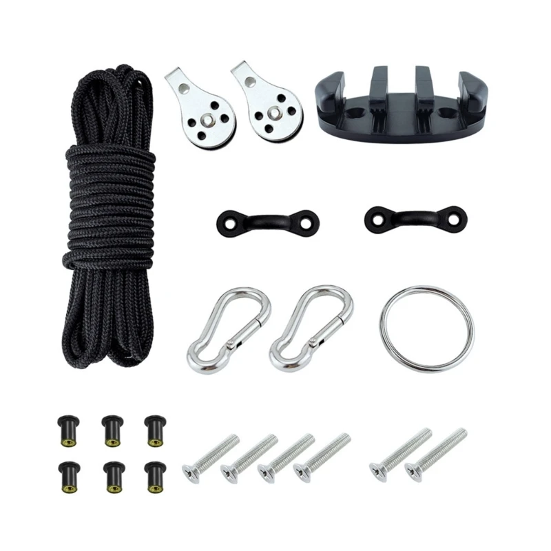 

Kayak Anchors Trolley set ABS Metal Anchors Trolley set UltimateControl with Must-Have Kayak Canoe Accessories Quick Dropship