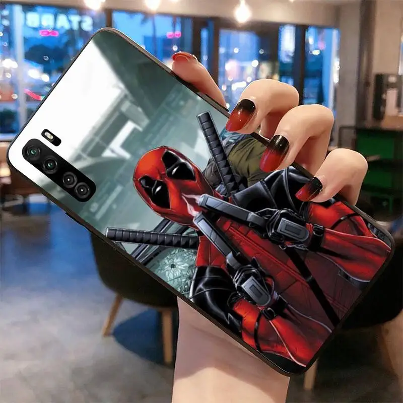 Marvel Deadpool Iron Man spiderman venom Groot Phone Case For Huawei Nova 6se 7 7pro 7se honor 7A 8A 7C 9C Play