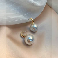 925 silver needle elegapearl earring 2022 new fashion simple small stud earrings for women girls personality temperament jewelry