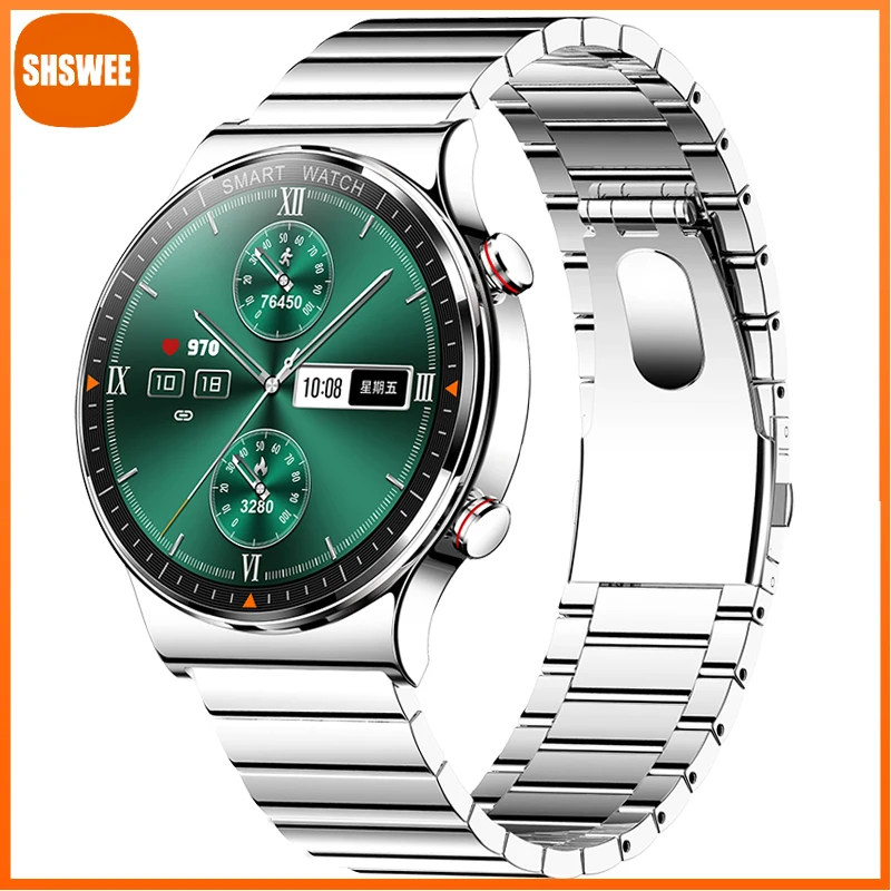 

For Xiaomi Huawei Bluetooth Call Smart Watch Men Display IP68 Waterproof Music Player Link Bluetooth Headset Smartwatch Men