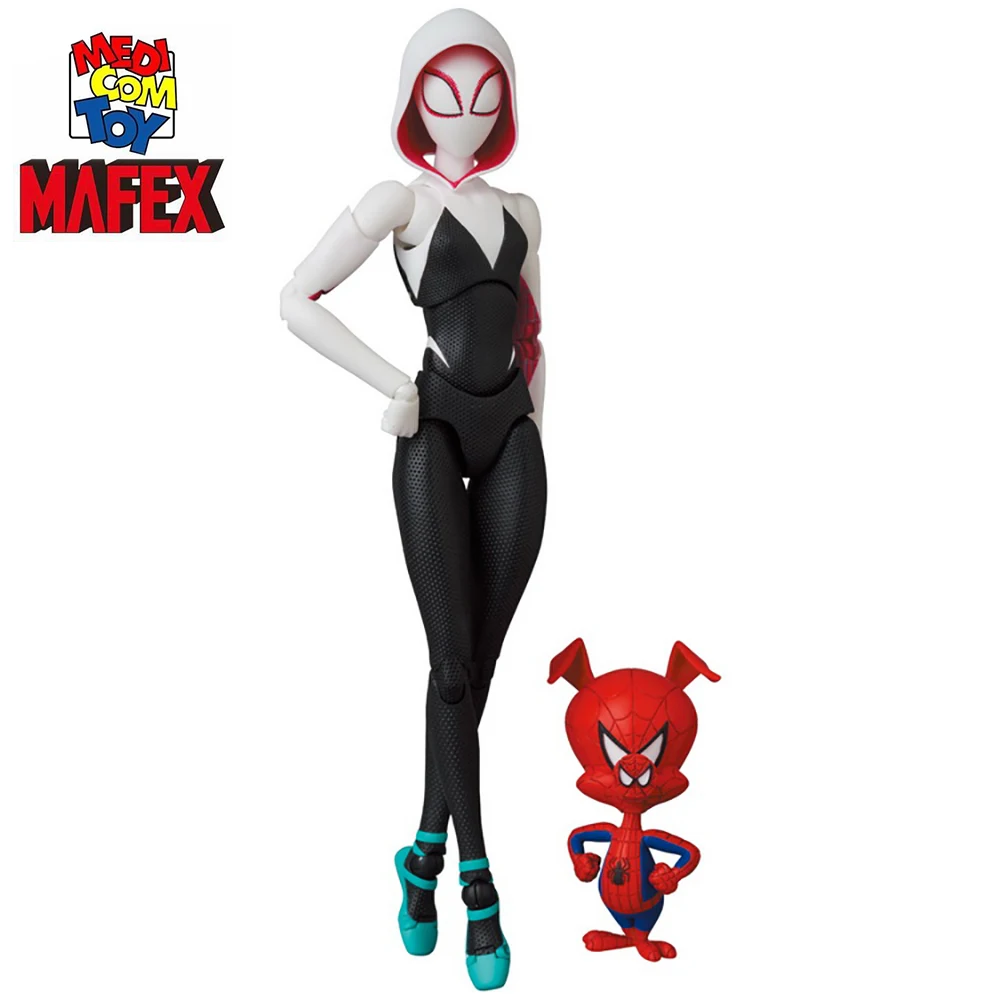 

Medicom Toy MAFEX No.134 Gwen Stacy Marvel Spider-Man: Into The Spider-Verse Original Genuine Model Anime Figure Action Toys