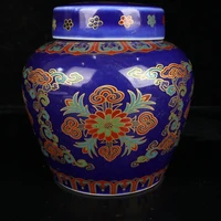 porcelain ming chenghua style doucai tianzi pot home crafts exquisite decorative ornaments