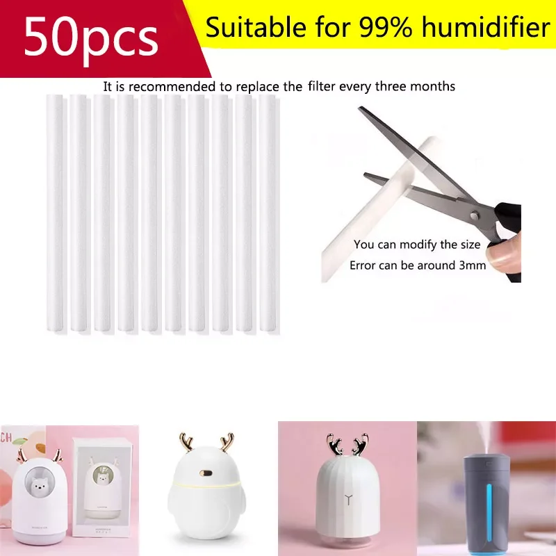 

Customize 10/20/30/50pc Air Humidifier Aroma Diffuser Filters Mist Maker Replace Parts Cotton Swabs Air Humidifiers Aroma Filter
