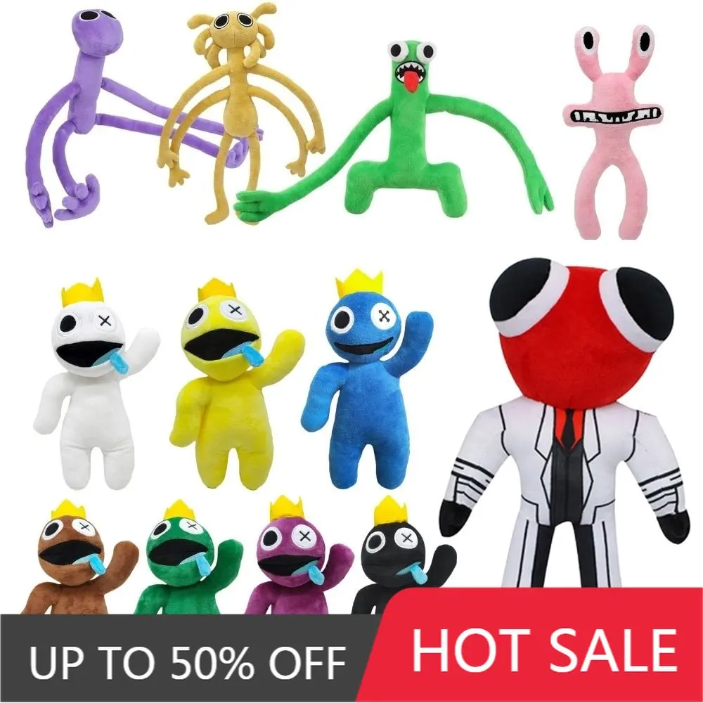 

Плюшевые куклы с радужными друзьями, 10-50 см