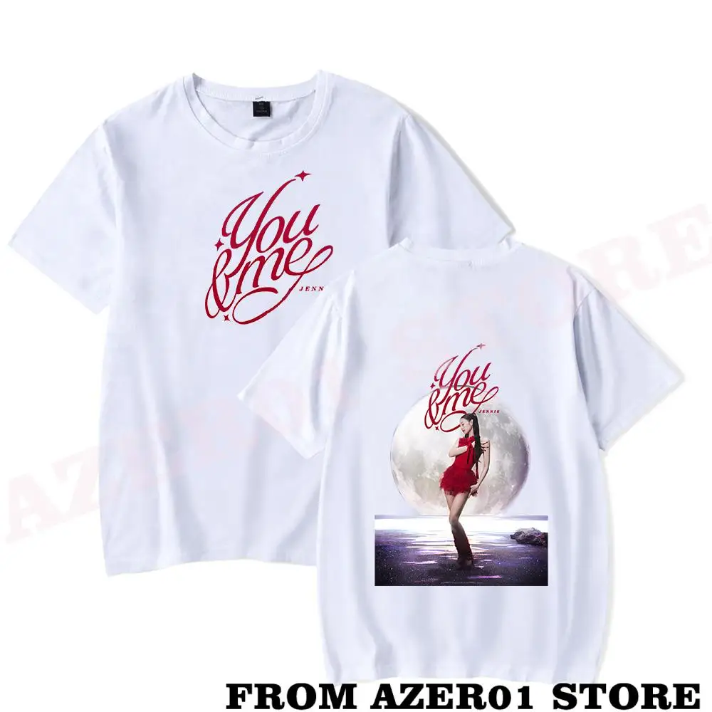 Футболка JENNIE You &amp Me для танцев в лунном свете летняя Мужская/женская уличная
