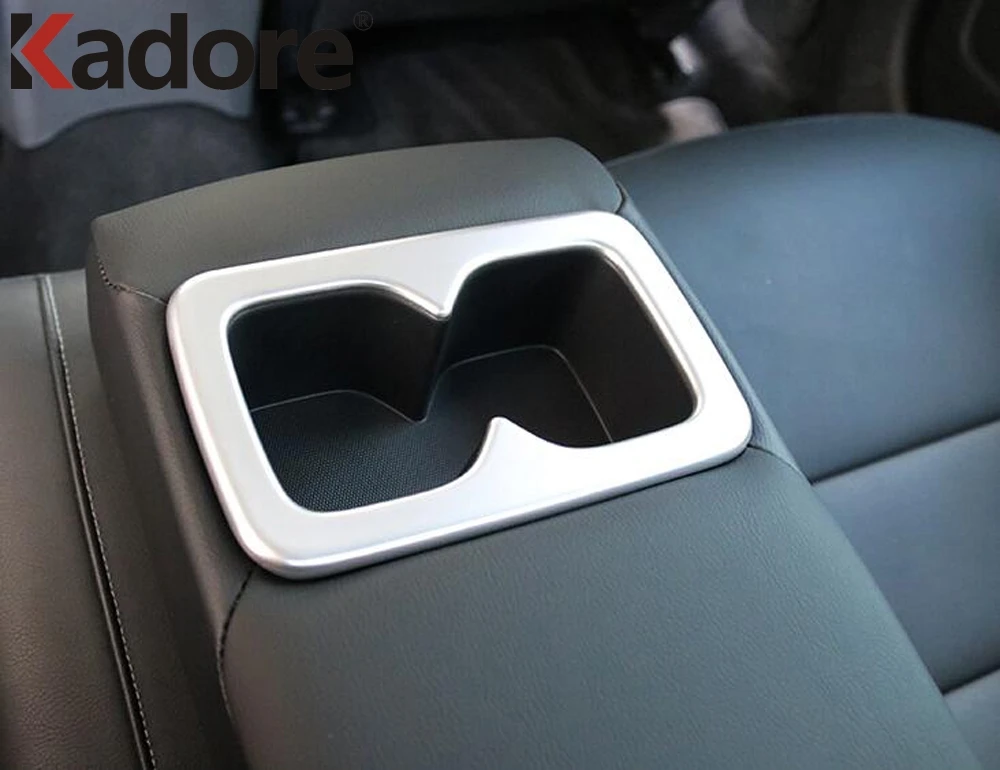 Фото Для Nissan Sentra Bluebird Sylphy 2020-2022 2023 2024 ABS из углеродного волокна, задняя крышка для чашки воды, накладка, рамка, Стайлинг, автомобильные аксессуары №4