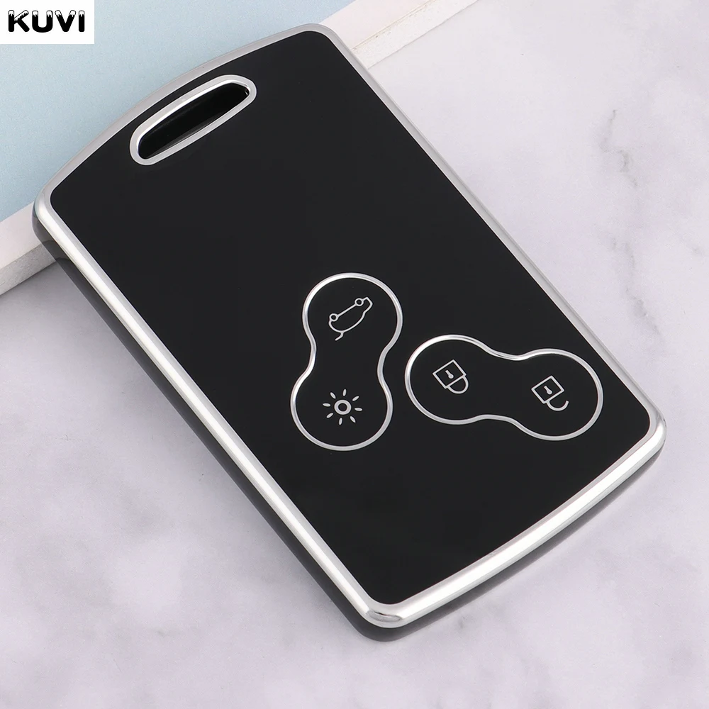 

Чехол Для Ключей Из ТПУ Для Моделей Renault - Универсальный Чехол Для Ключей Для Renault Kaptur Logan Laguna Zoe Koleos Danil...