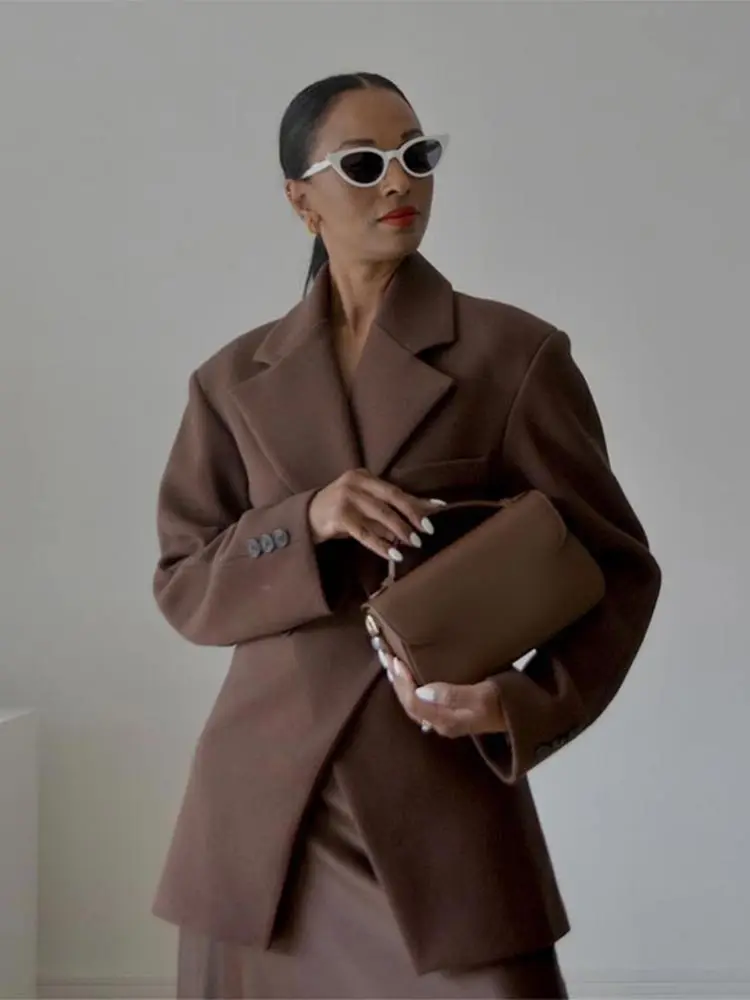 Женские бордовые красные пиджаки пальто винтажный двубортный пиджак с лацканами