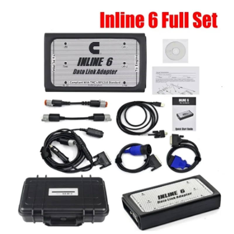 

Full Cable for INLINE 6 Data Link Adapter Insite 7.6.2 V8.7 Heavy Duty Diagnostic Tool Scanner Interface Inline6