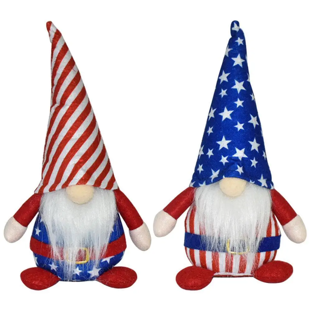 

Милая шляпа с острым носком, кукла, орнамент, патриотические фигурки, День Независимости, детские подарки, домашний декор