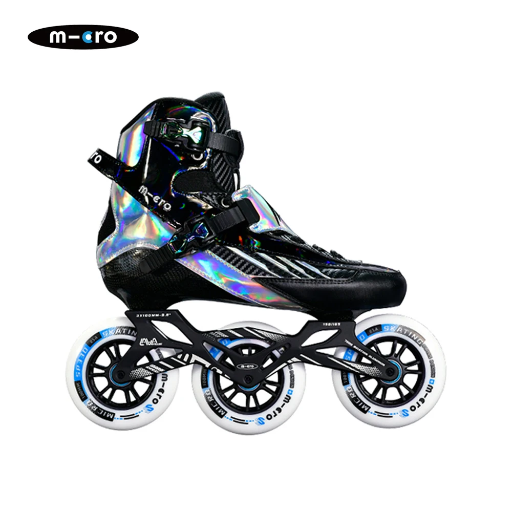 

MICRO SKATE M-cro DELTA ACCELERATION,90/100mm 85A Bullet 3WD,Slalom PRO9,URBAN Speed Slalom Professional Inline Skates