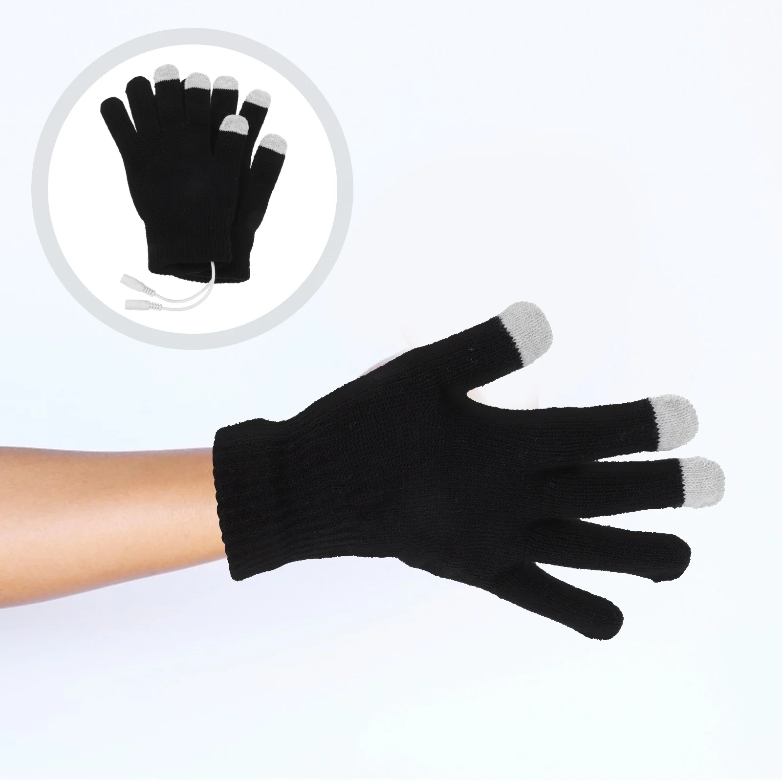 

Heating Gloves Running Winter Mitten USB Mittens Unisex Cotton Touch Screen Electronic Component Heated Men Women Typing