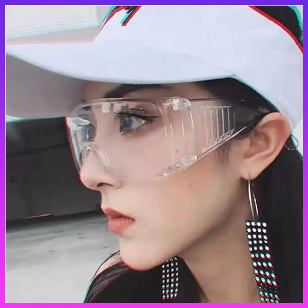 

Safety Glasses Eye Protection Goggles Clear Vented Safety Goggles Eye Protection Protective Lab Anti Fog Glasses Motorcycle Part