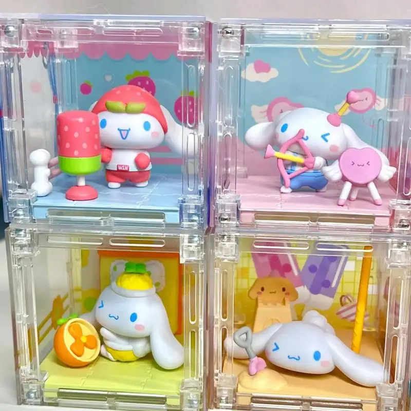 

Sanrio Plush Cinnamoroll Decompression Club Series BlindBox Kawaii Cartoon Cute Blind Box Anime Figure Girls Birthday Gift