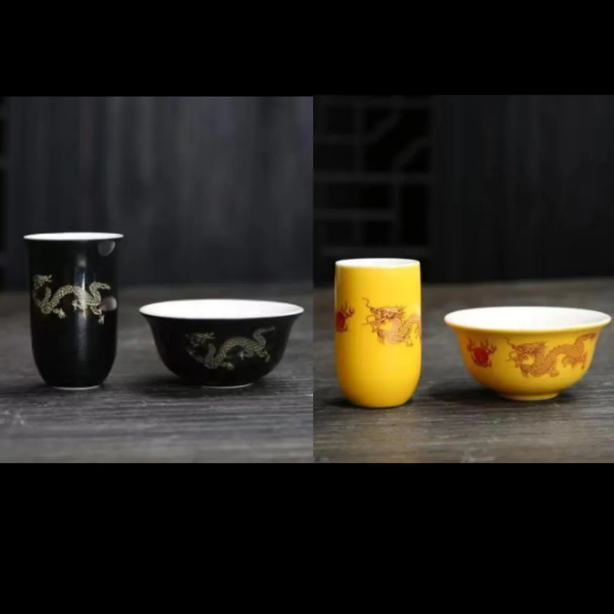 

Набор керамических чашек Oolong Kung Fu