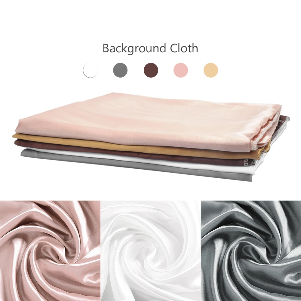 

INS Photo Photography Backdrops Artificial Silk Mercerized Cloth Studio Shoot Material Background for Cosmetic Ring Jewelry