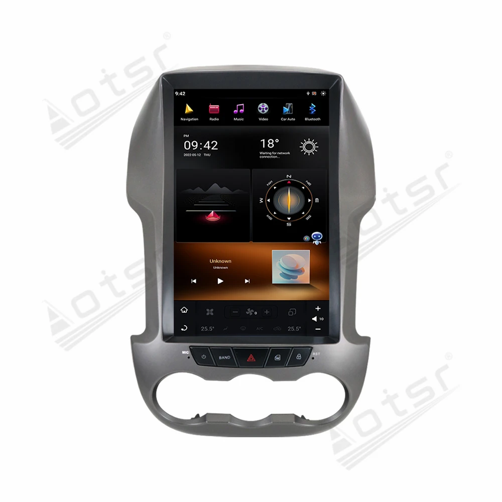 Автомобильный радиоприемник G6 Tesla экран для Ford Ranger 2011-2016 Android 2Din стереоприемник