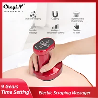 ckeyin body shaping massager cellulite heat cupping machine electric magnetic wave gua sha scraping massage tool rechargeable