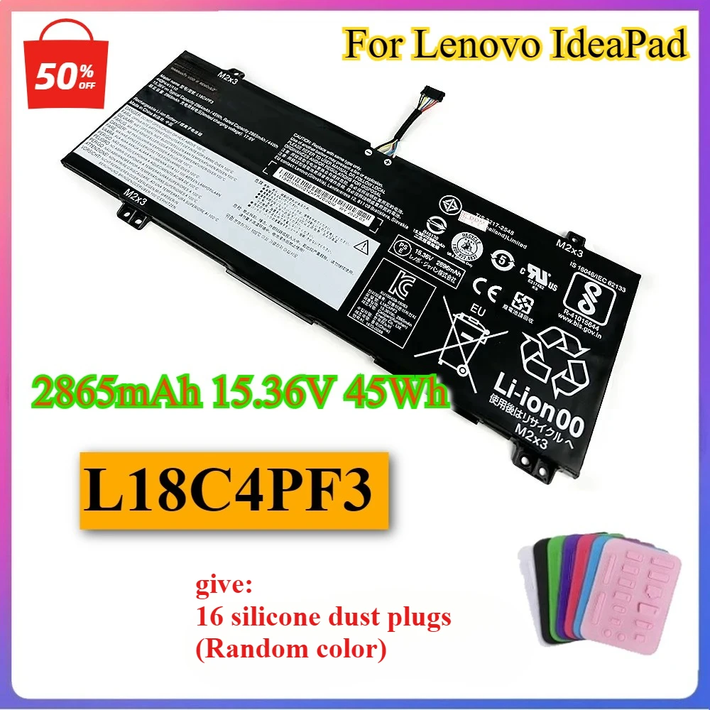Фото Аккумулятор для ноутбука 2865 мАч L18C4PF3 для Lenovo IdeaPad S540-14IWL C340-14API C340-14IWL Flex-14API Xiaoxin Air14 2019 K3-IWL №1