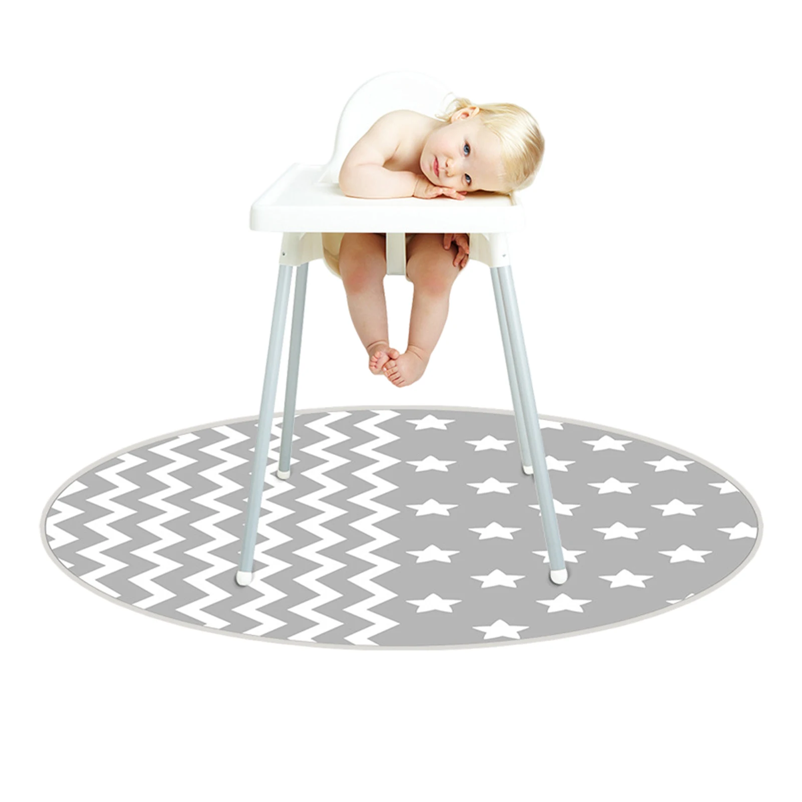

Splat Mat Waterproof Washable High Chair Mat Game Floor Mats Tablecloths Anti-Slip Spill Splash Mat For Arts Crafts Carpet